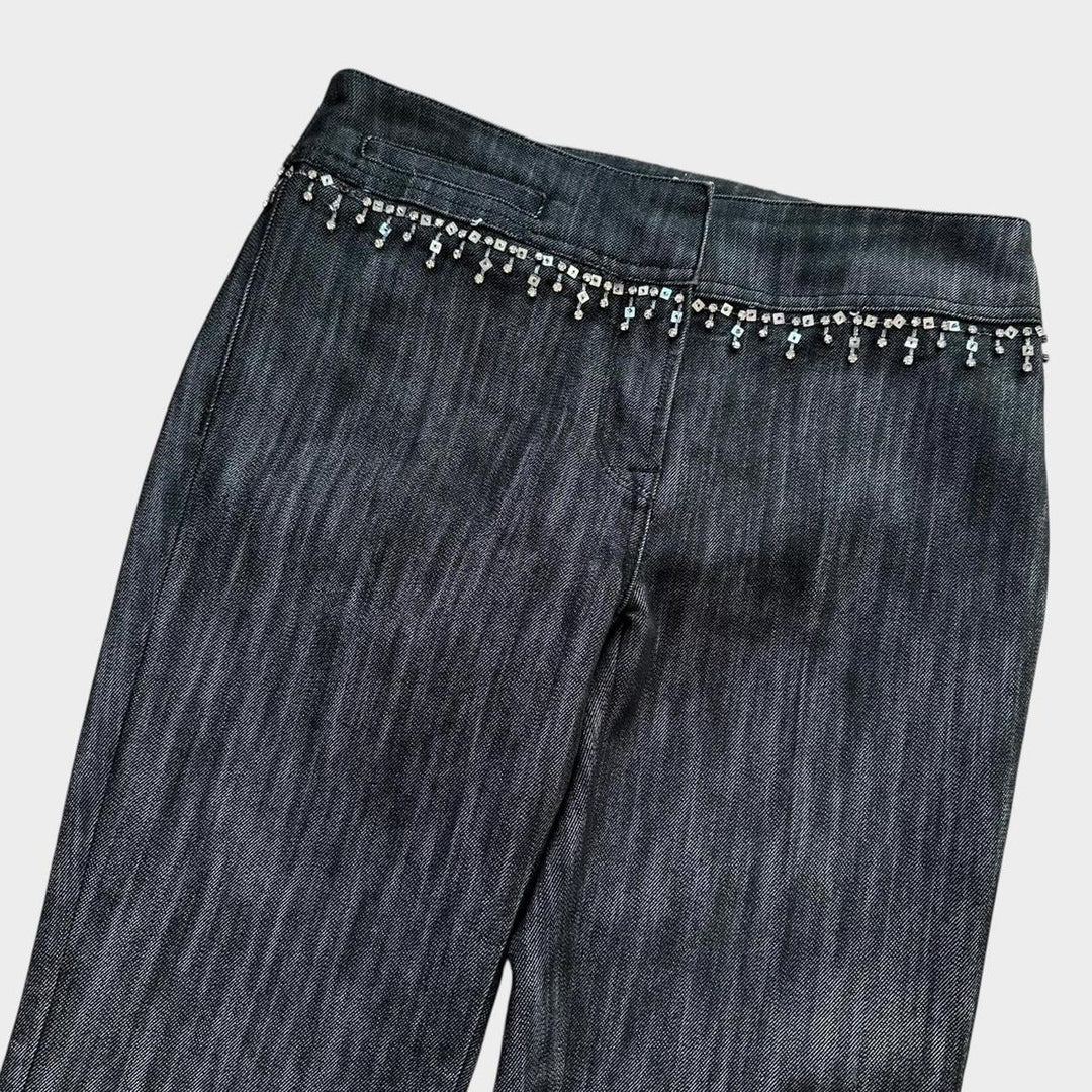 Rozkloszowane dżinsy Next Y2K - UK10