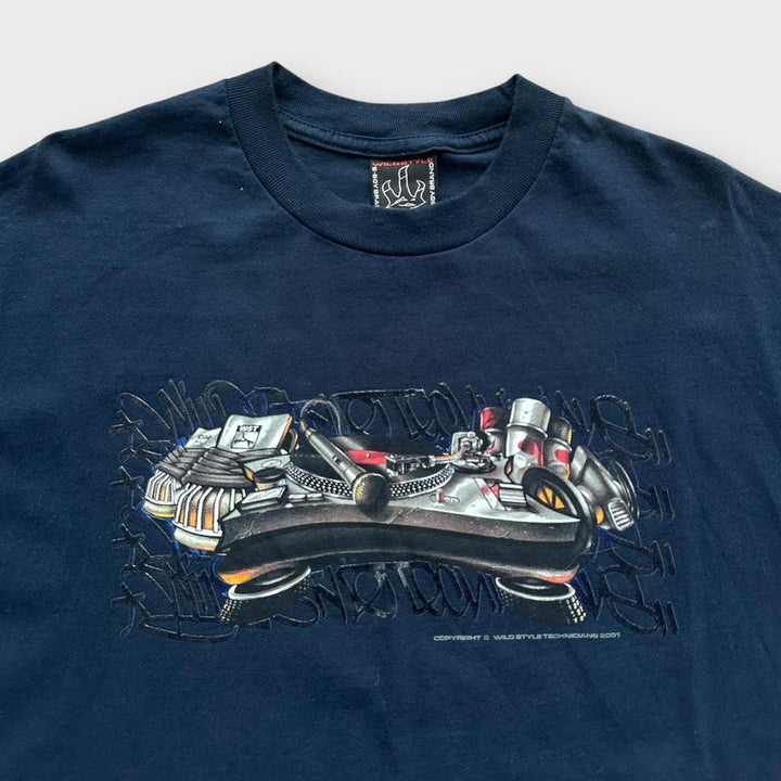 Koszulka z grafiką hiphopową Y2K – XL