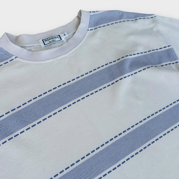 Vintage wzorzysta koszulka YSL - XL