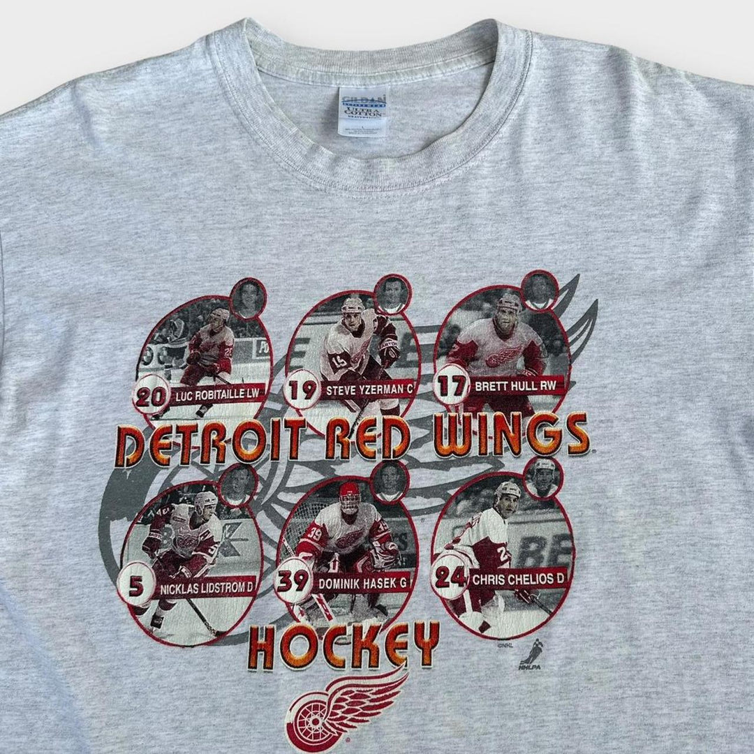 Vintage koszulka NHL Detroit Red Wings – duża