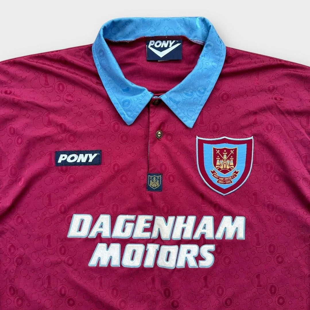 Koszulka piłkarska Vintage West Ham - duża (luźna)