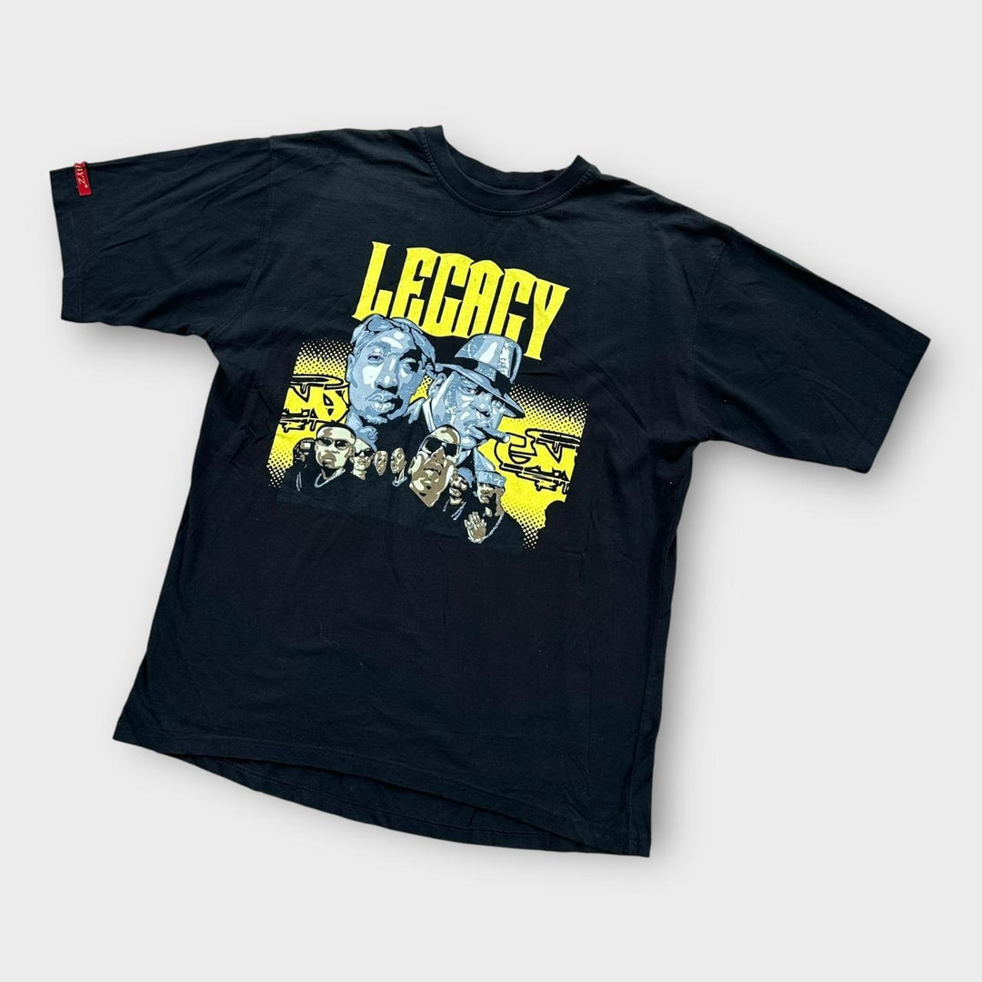 Vintage koszulka z grafiką Tupaca i Biggiego – XL