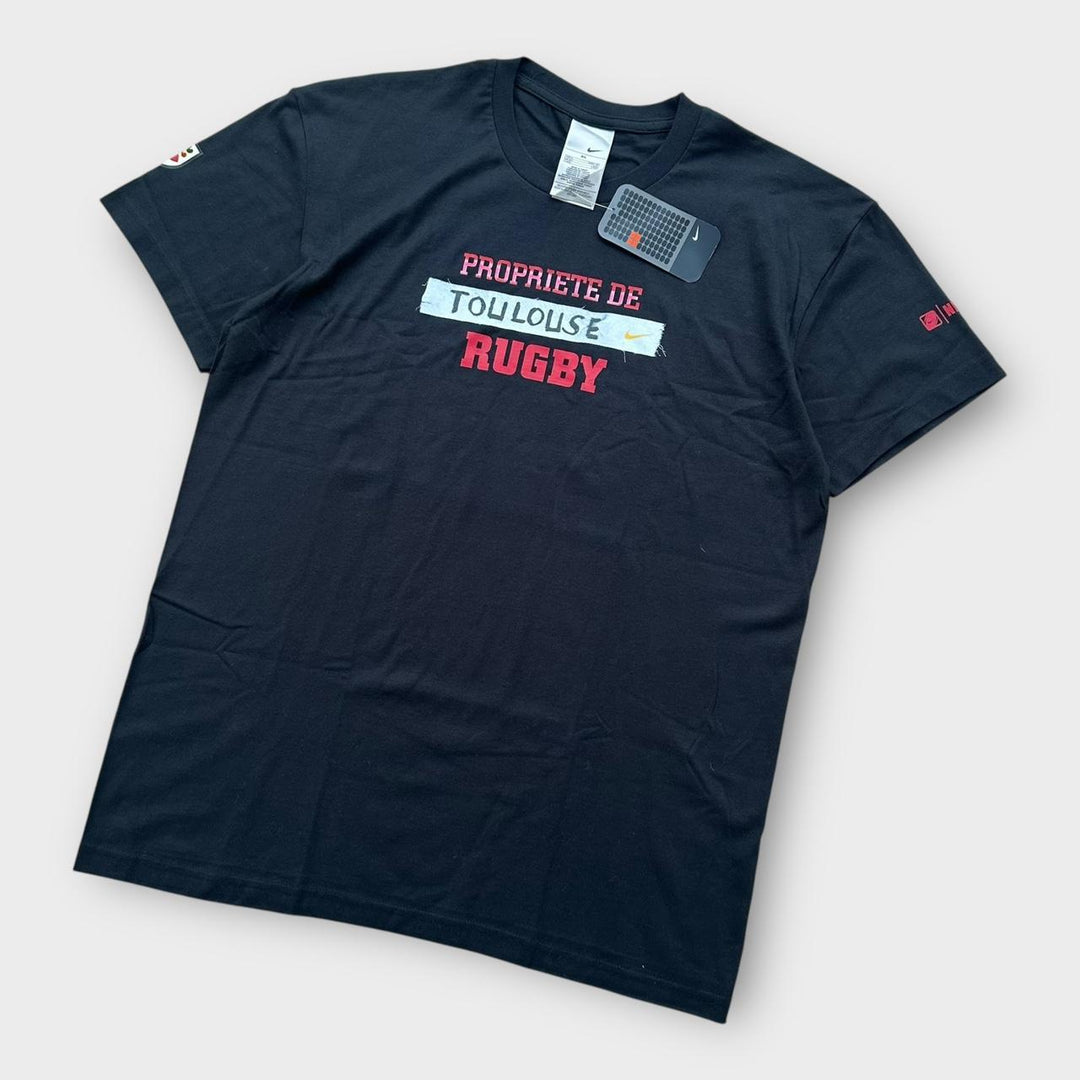 Top do rugby Vintage Toulouse – XL