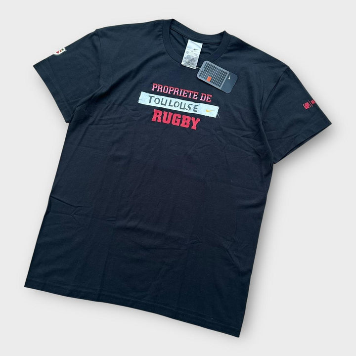 Top do rugby Vintage Toulouse – XL