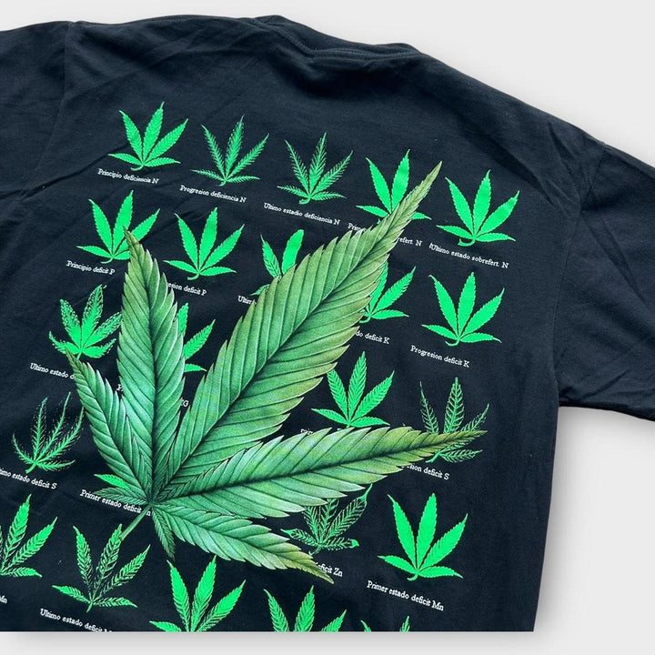 Koszulka z grafiką Weed – duża