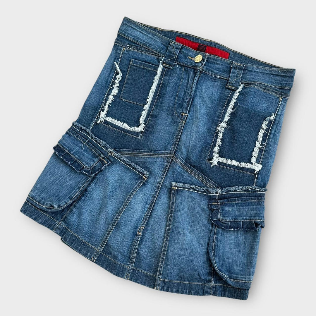 Spódnica dżinsowa Marithe Francois Girbaud - 32 w pasie