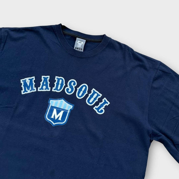 Koszulka z grafiką Y2K Mad Soul – XL