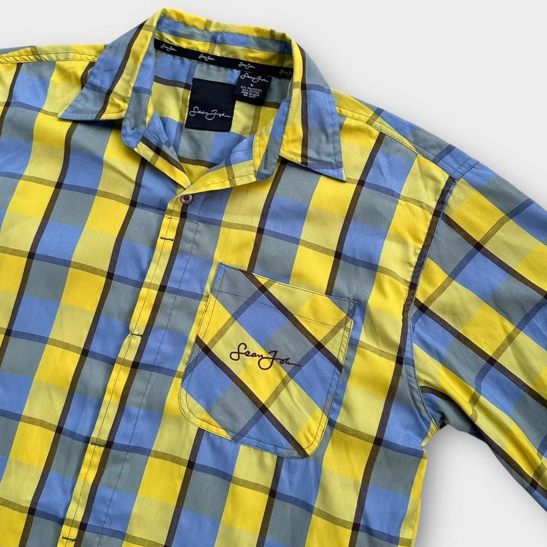 Koszula z krótkim rękawem Vintage Sean John - duża (pasuje jak luźna XL)