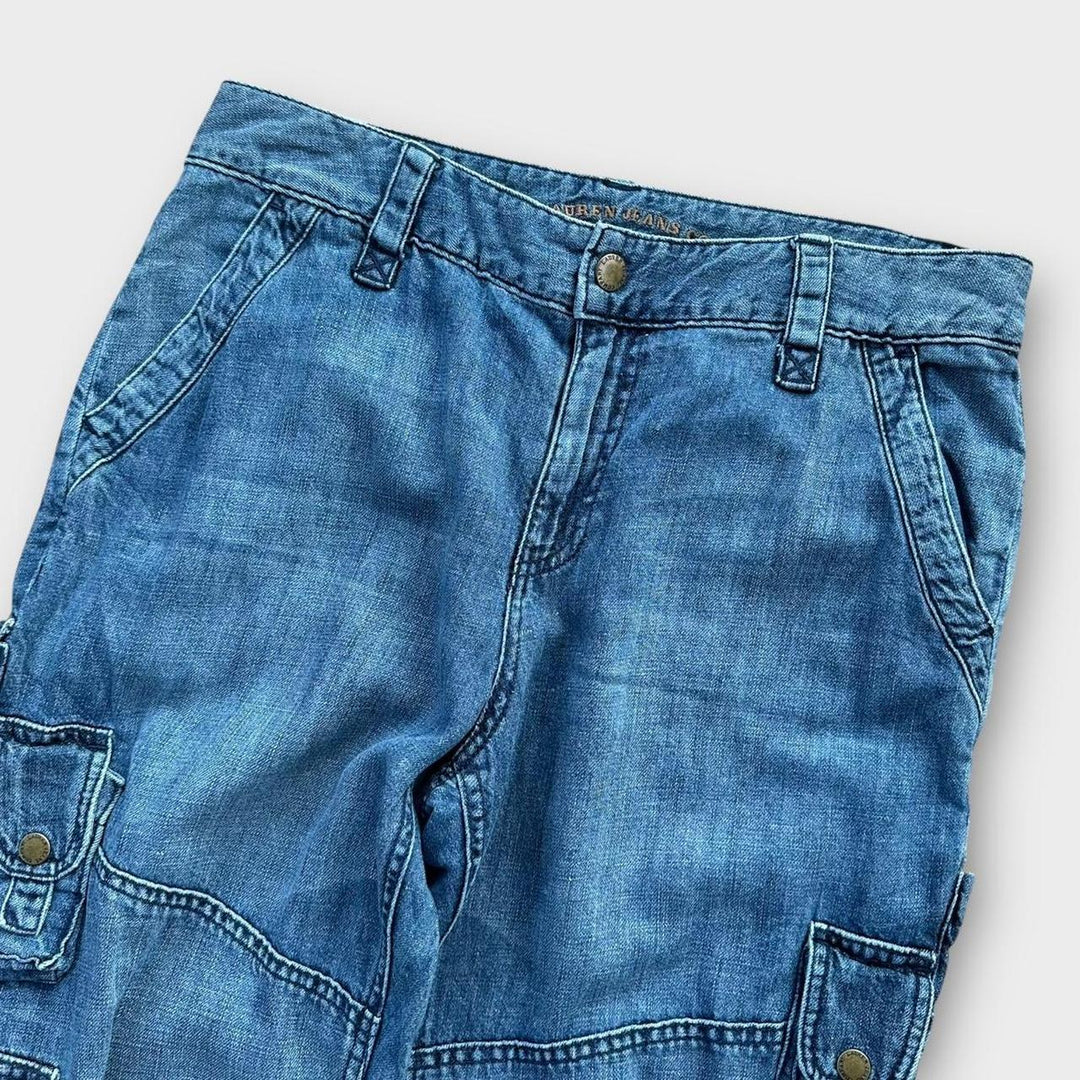 Spodnie bojówki Ralph Lauren z szerokimi nogawkami - damskie 10