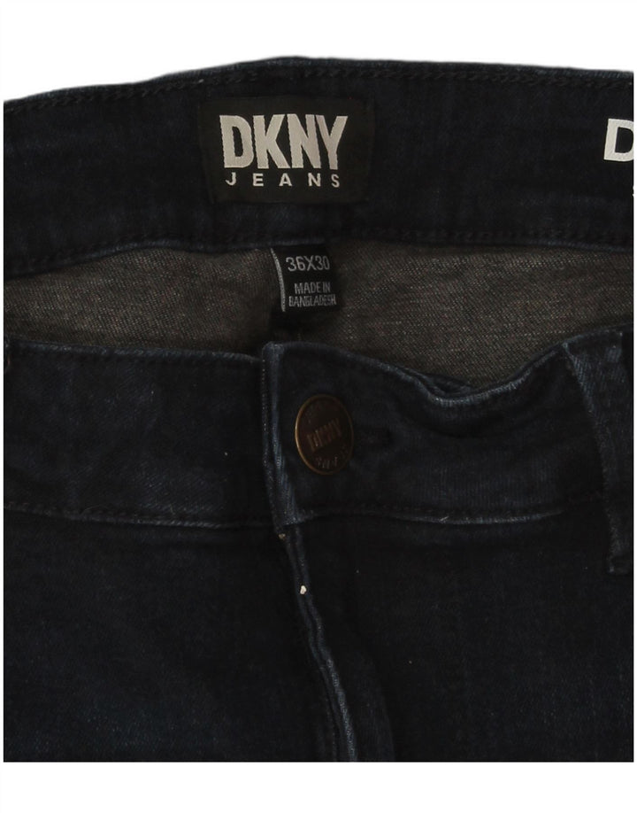 Dkny Męskie Duane Straight Jeans W36 L30 Granatowa bawełna