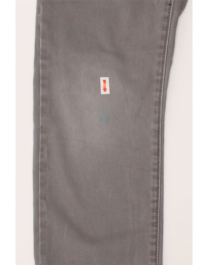 LEVI'S Boys 514 Straight Jeans 4-5 Years W20 L17 Grey Cotton Vintage Levi's and Second-Hand Levi's from Messina Hembry 