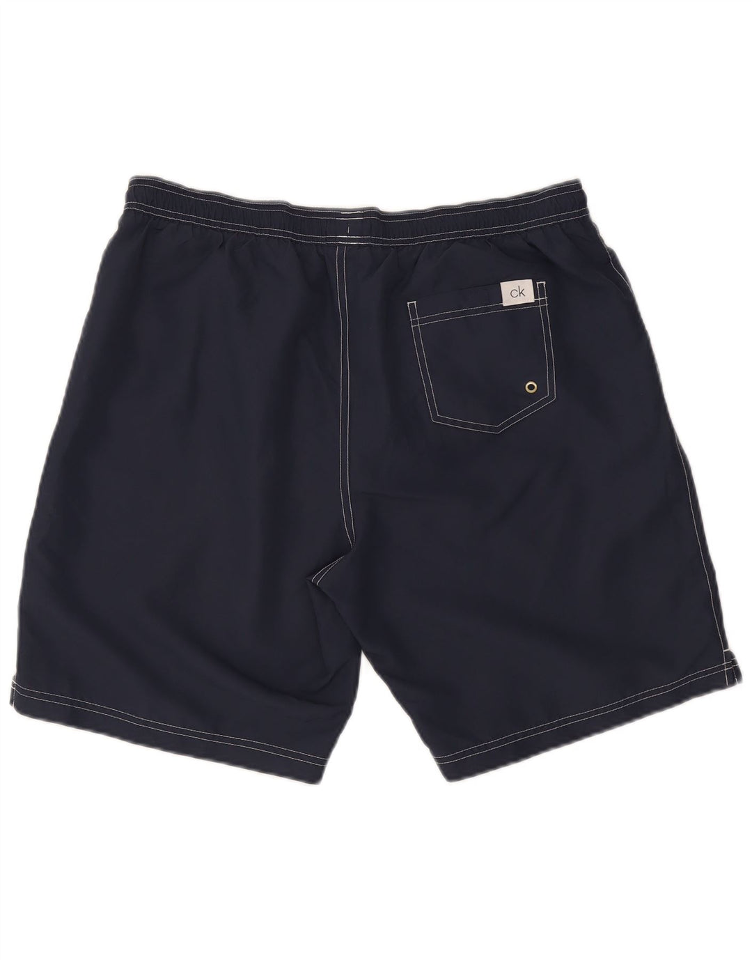 Męskie spodenki kąpielowe Calvin Klein XL, granatowe, poliestrowe