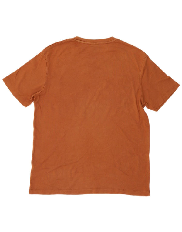 T-shirt męski Zara, średni brąz