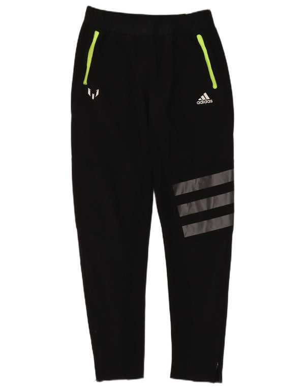 Chłopięce spodnie dresowe Adidas 13-14 lat, czarny poliester
