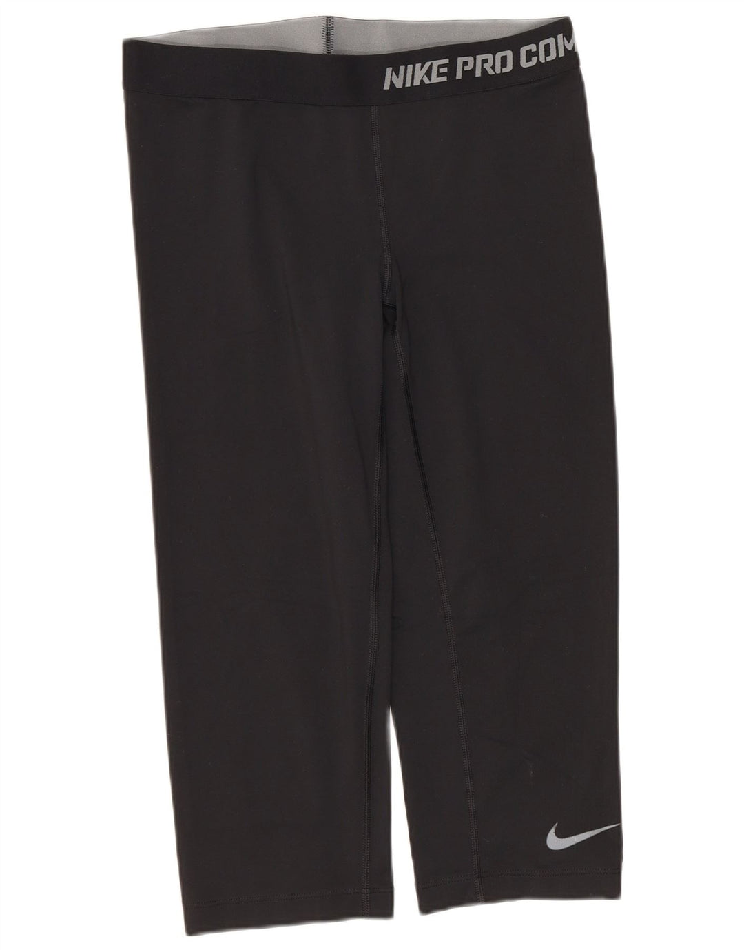 Damskie legginsy Nike Dri Fit Graphic Capri UK 12, średnie czarne