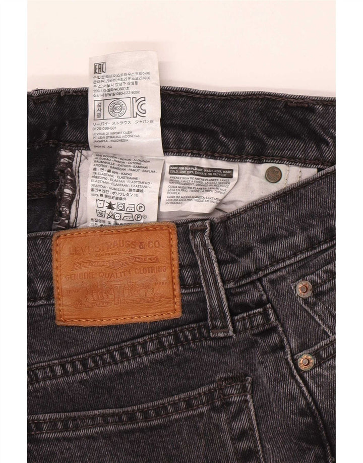 Damskie jeansy Levi's Wedgie Straight W26 L26 Szara bawełna