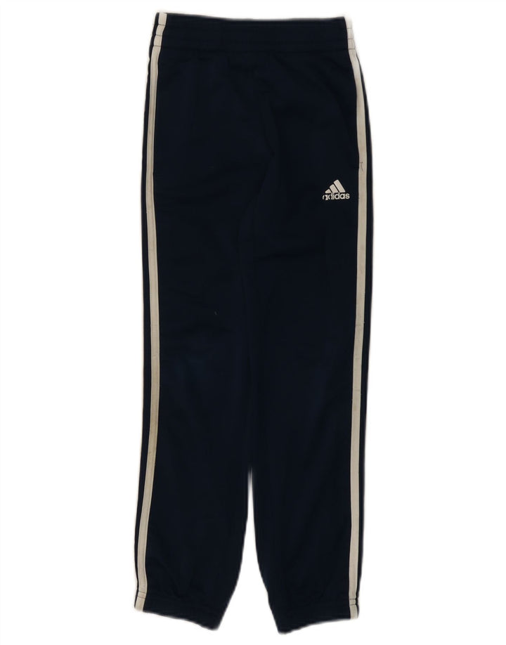 Adidas Chłopięce Spodnie Dresowe Joggery 7-8 Lat Granatowy Poliester