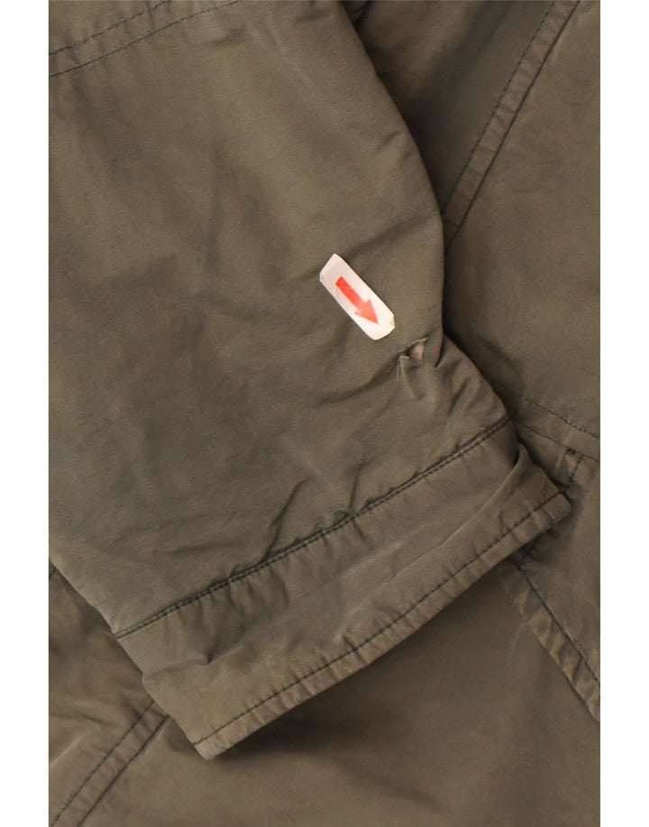 Męska kurtka z kapturem Hackett UK 42 XL, bawełniana khaki