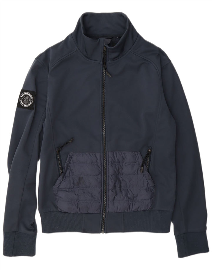 Męska kurtka dresowa Superdry, mała, granatowa, poliester