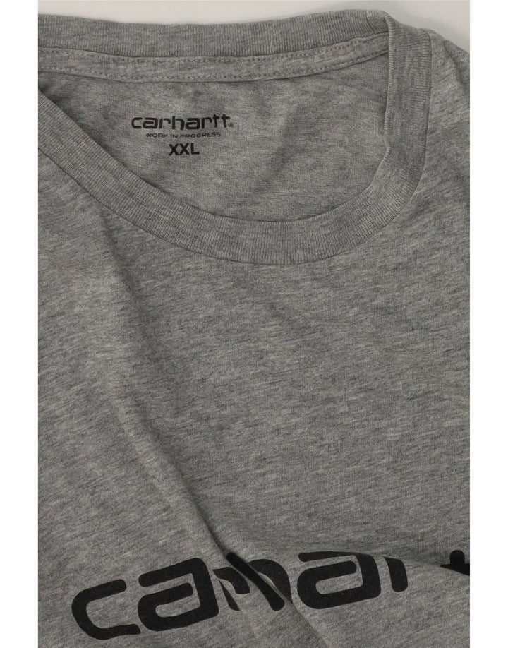 Męski T-shirt z grafiką Carhartt, 2XL, szary