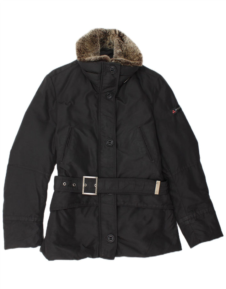 Damska kurtka wiatrówka PEUTEREY IT 42, średnia, czarna, zimowa, z poliamidu