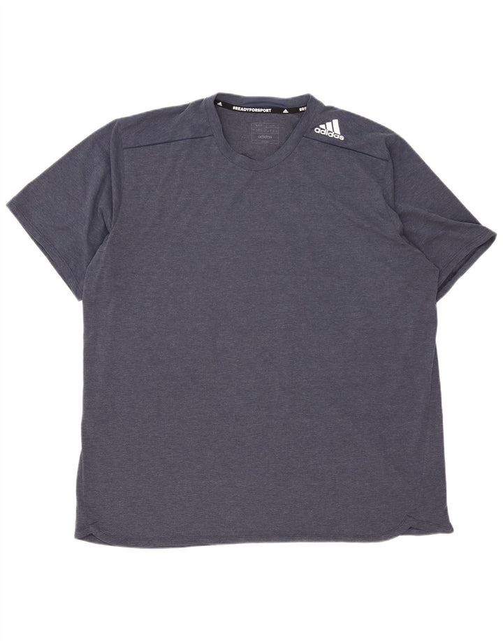 T-shirt męski Adidas Top 2XL granatowy poliester