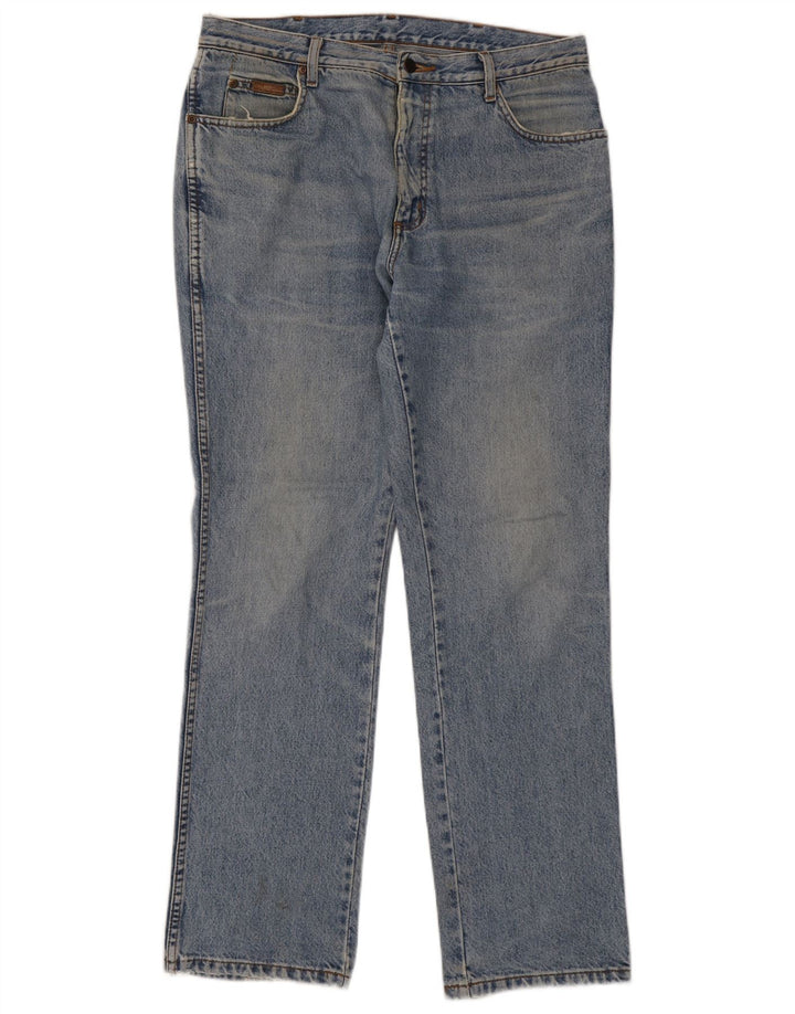 Męskie jeansy Wrangler Texas Straight W35 L32 Niebieskie, bawełniane
