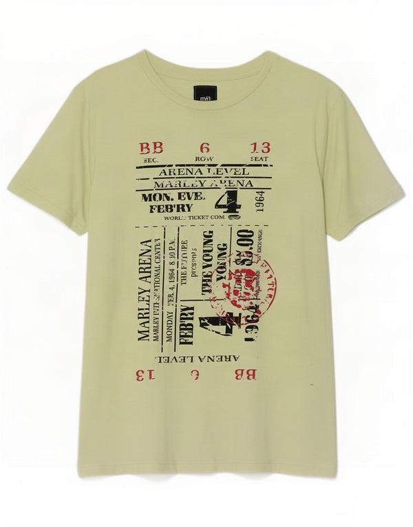 Męski T-shirt z grafiką Jack & Jones, XL, zielony