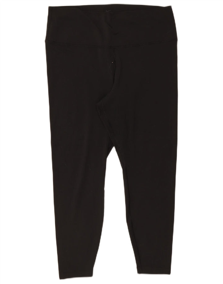 Damskie legginsy Nike Dri Fit UK 18 XL, czarny poliester
