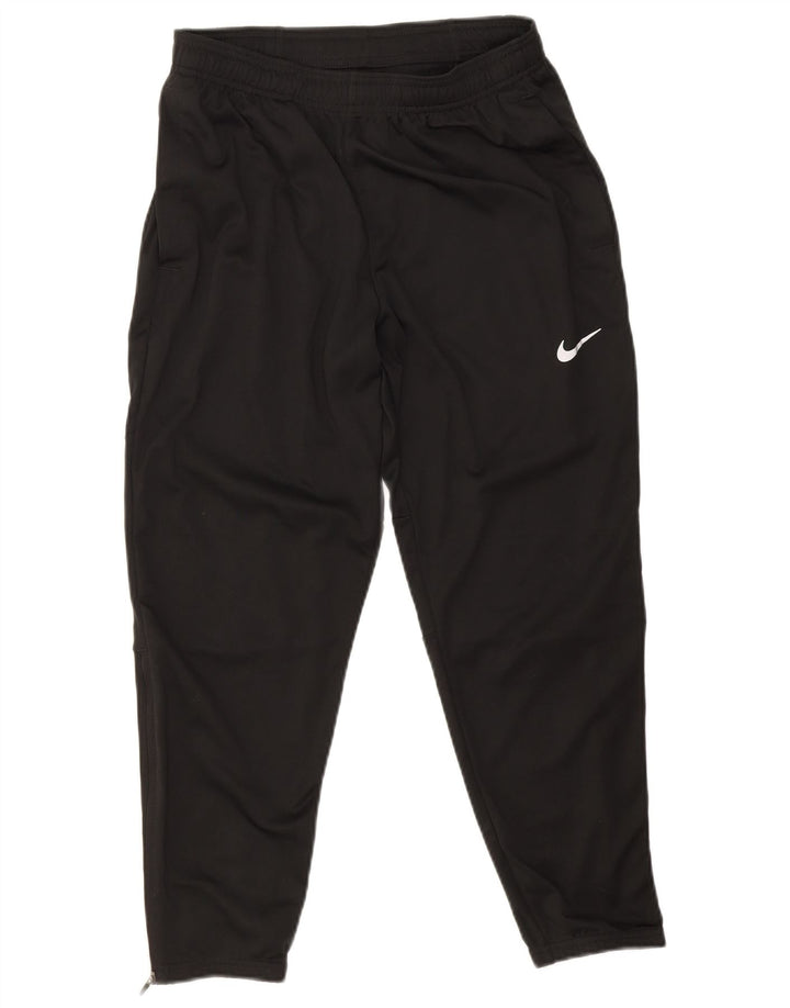 Męskie spodnie dresowe NIKE Therma-Fit, średni czarny poliester
