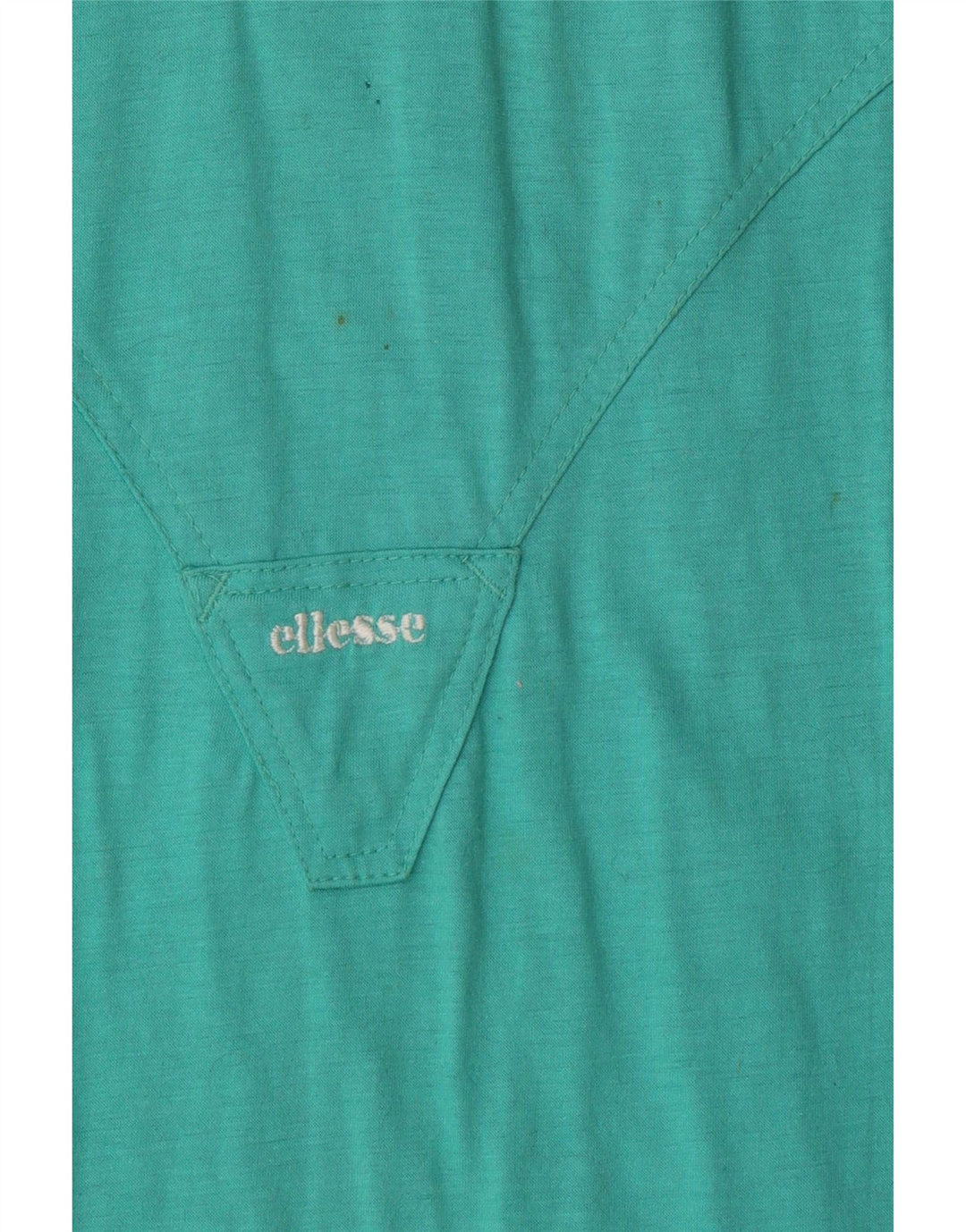 ELLESSE Womens T-Shirt Top UK 12 Medium Turquoise Cotton Vintage Ellesse and Second-Hand Ellesse from Messina Hembry 