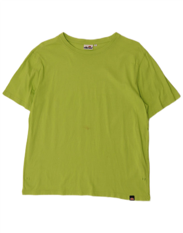 T-shirt męski Ellesse, mały, zielony, bawełniany