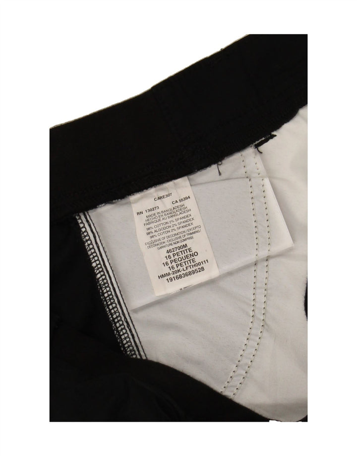 LEE Womens Bermuda Cargo Shorts US 16 2XL W38  Black Cotton Vintage Lee and Second-Hand Lee from Messina Hembry 