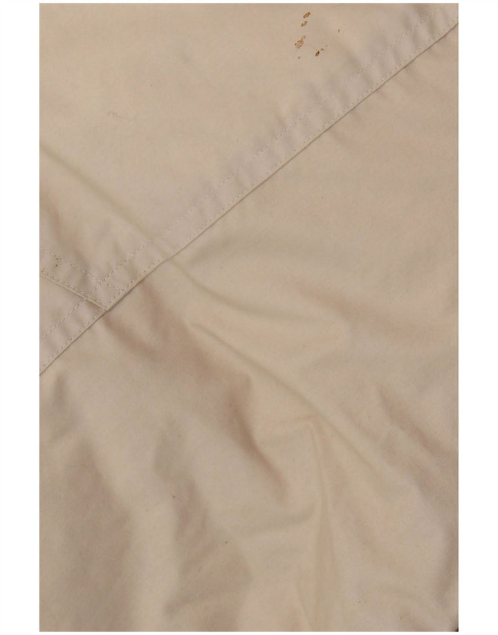 Vintage męski płaszcz ocieplany UK 42 XL, beżowy