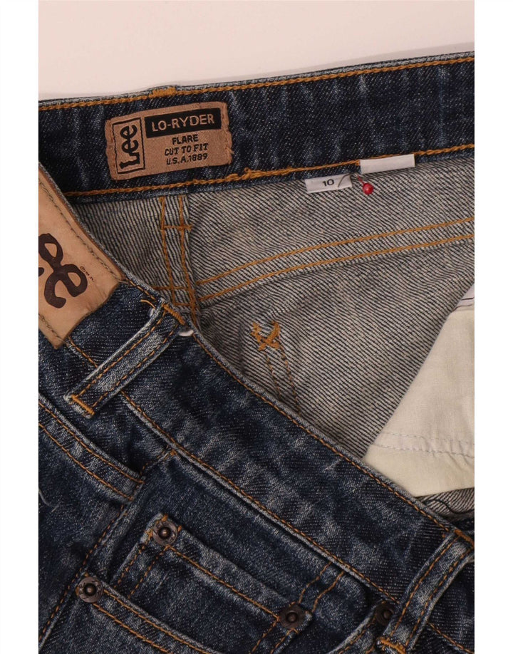 Damskie jeansy Lee Ryder Flared US 10 Large W30 L32 Granatowe