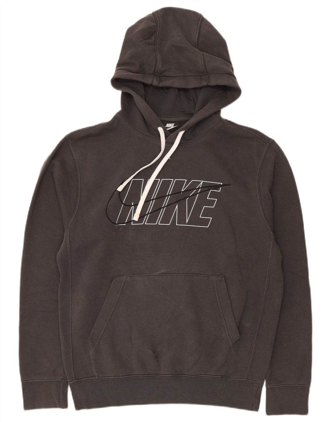Męski sweter z grafiką Nike, mały, szary