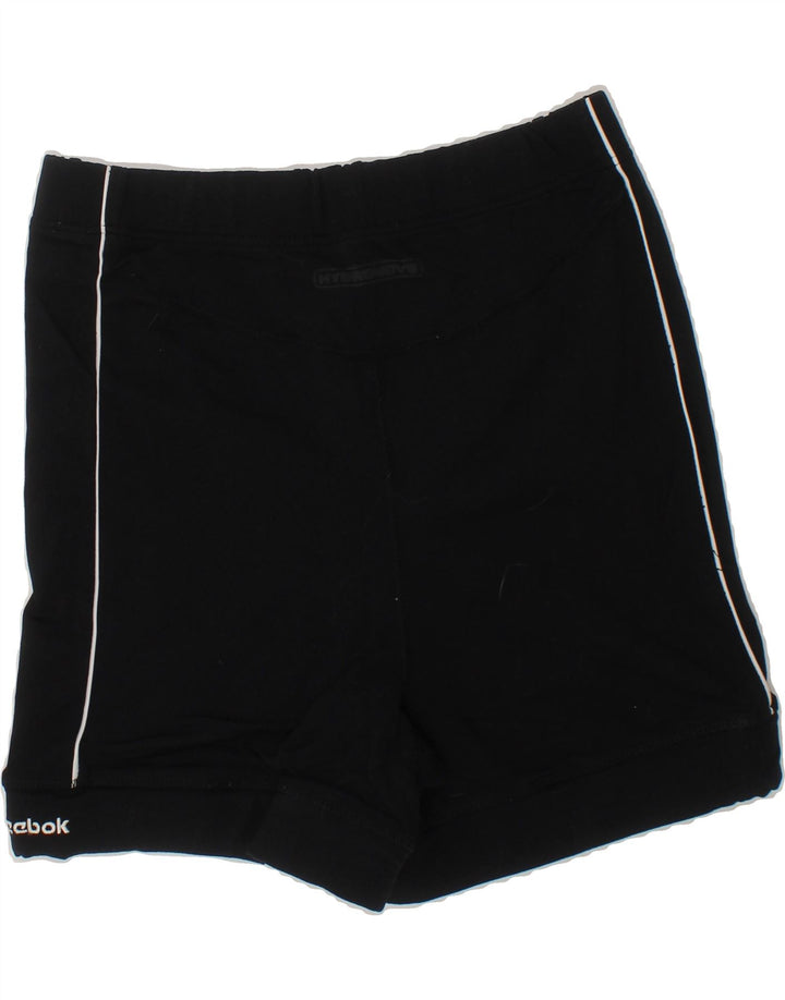 REEBOK Girls Sport Shorts 9-10 Years  Black Vintage Reebok and Second-Hand Reebok from Messina Hembry 