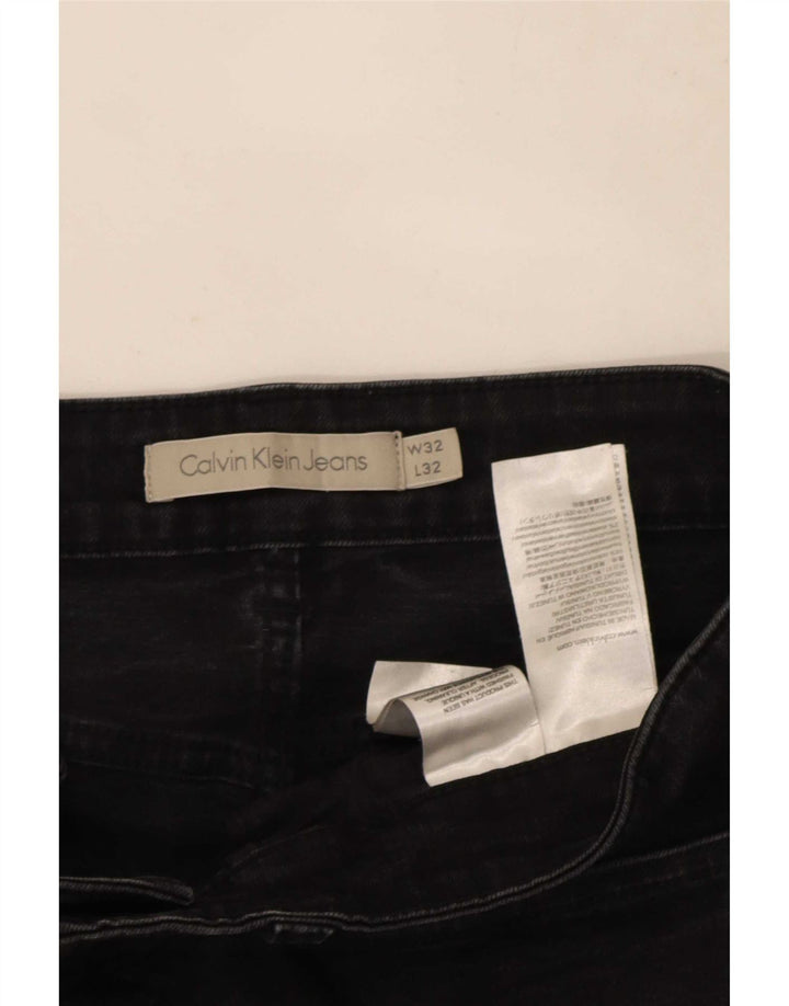 Męskie jeansy Calvin Klein W32 L32 Czarne bawełniane