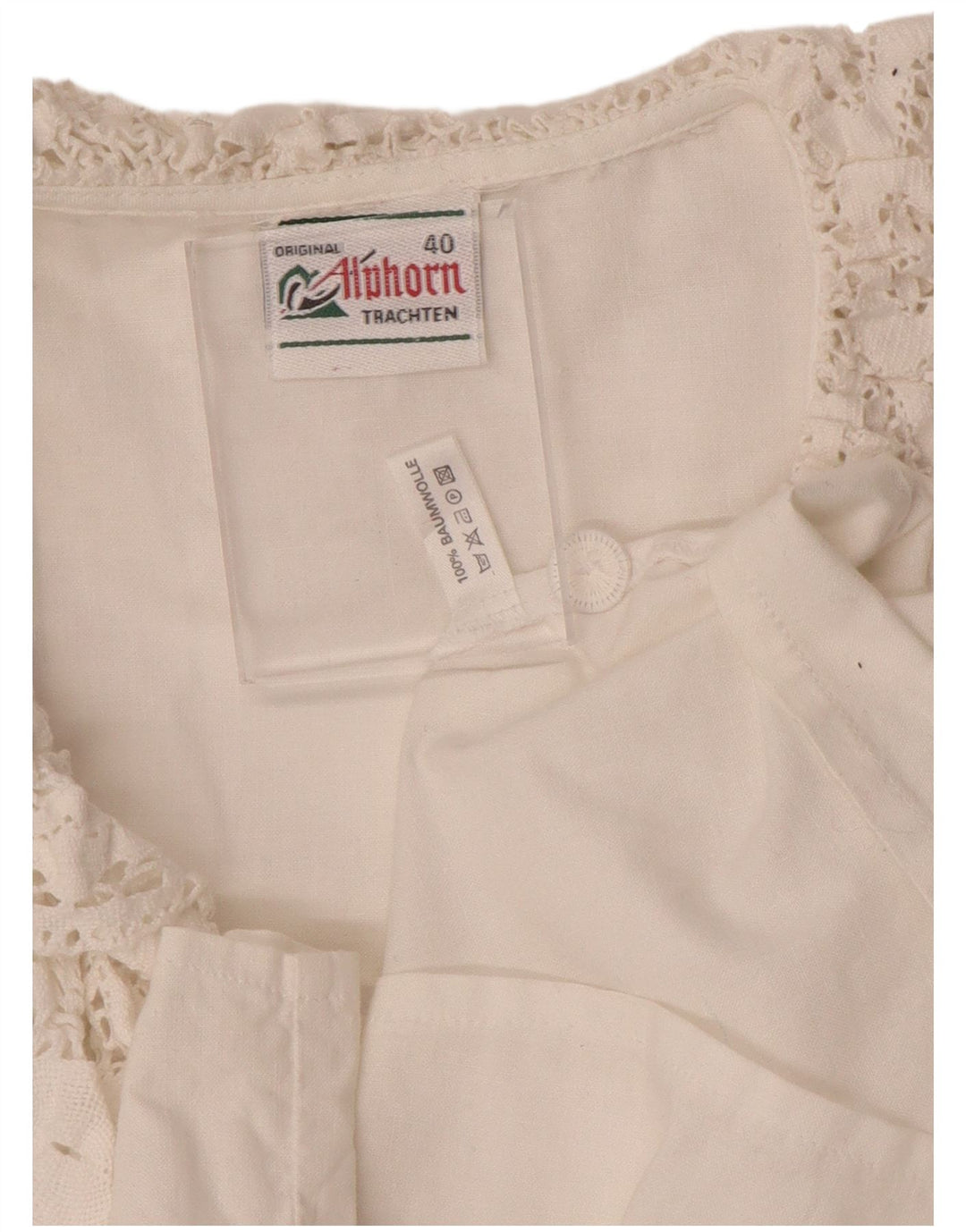 Damska bluzka koszulowa ALPHORN IT 40 Średnia biel