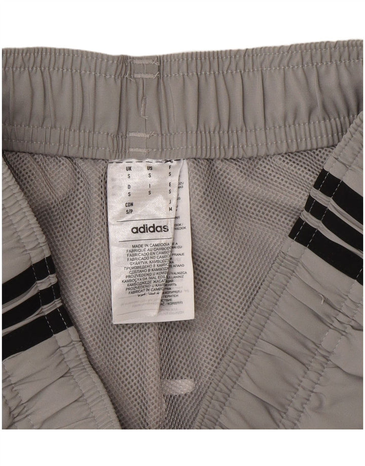 Męskie spodenki sportowe Adidas, małe, szare, poliestrowe