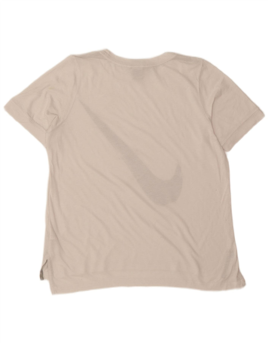 Damska koszulka z grafiką Nike Top UK 14 Średni biały poliester