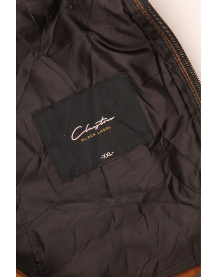 Męska ocieplana kurtka CLAYTON UK 44 2XL Brązowa