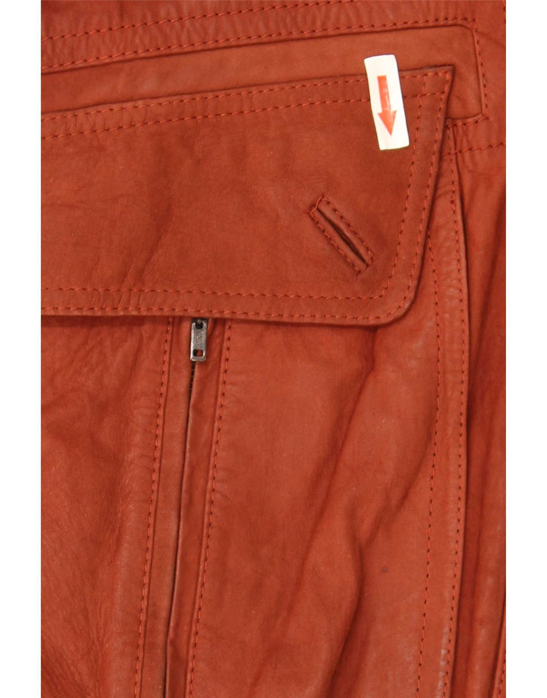 Vintage męska skórzana kurtka IT 46 Small Brown