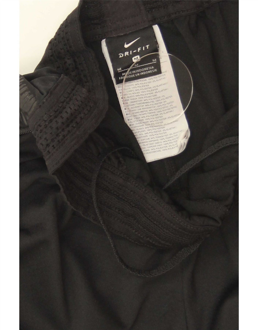 Damskie spodnie dresowe Nike Dri Fit UK 12, średni czarny poliester
