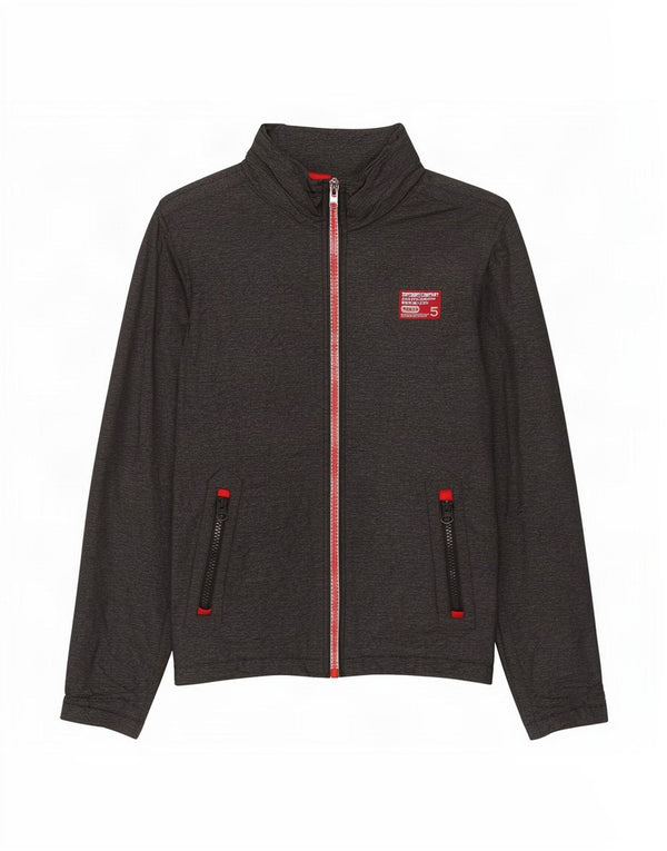 Męska kurtka wiatrówka Superdry UK 36 Small, szary nylon