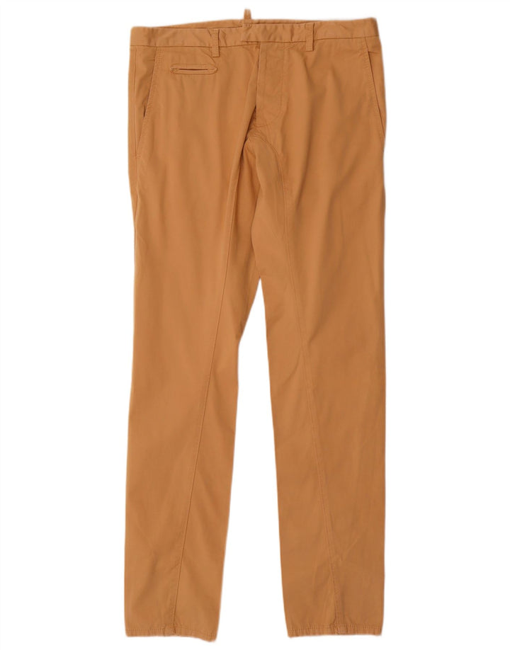 Spodnie Chino damskie Dsquared2 IT 46 Large W32 L32 Beżowa bawełna