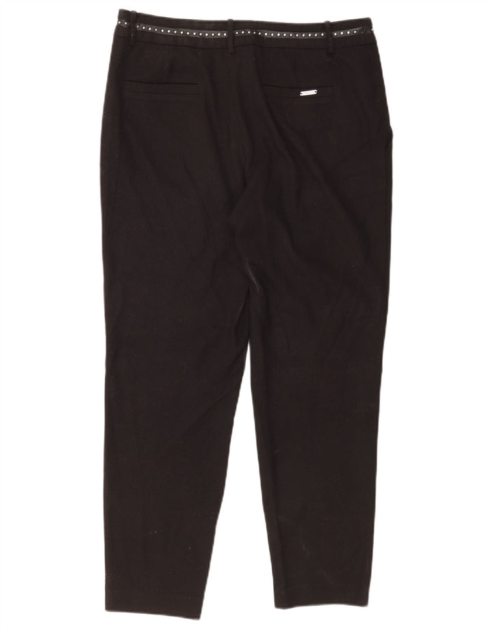 Spodnie damskie Guess Slim Chino UK 16, duże, czarne
