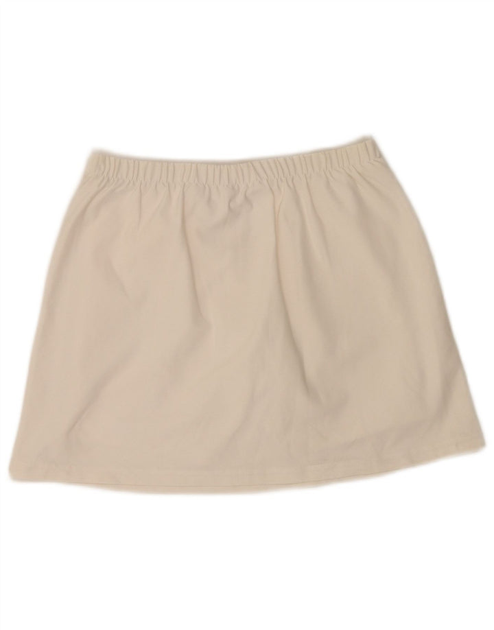 Nike Damskie Skort UK 8/10 Mały złamany biały poliester