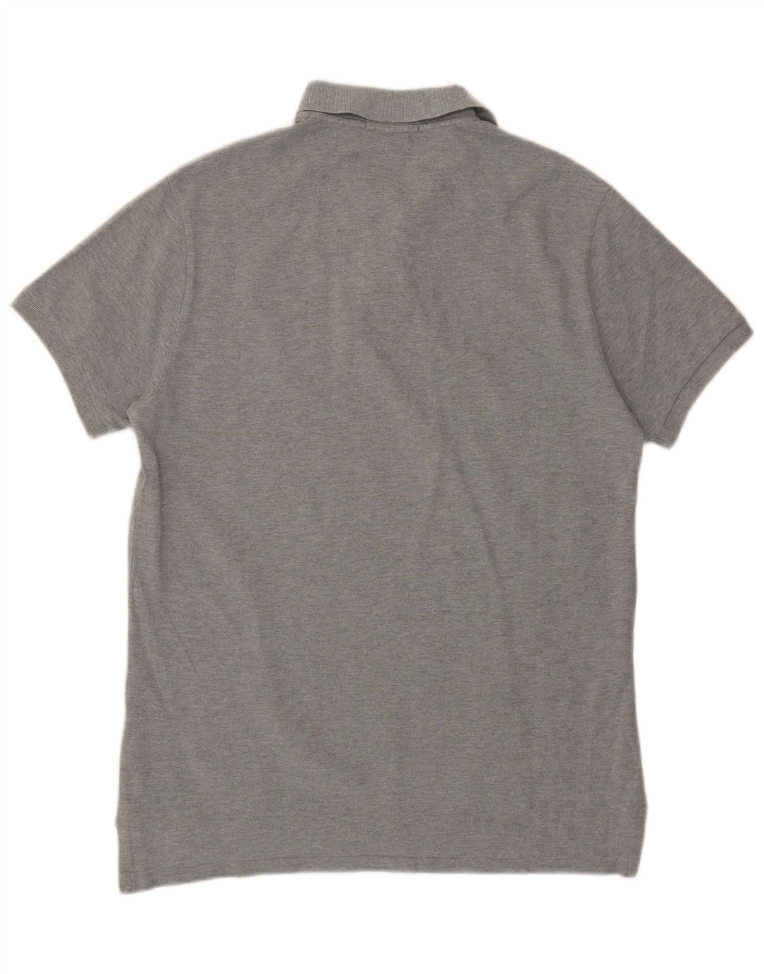 Męska koszulka polo Polo Ralph Lauren o dopasowanym kroju, średnioszara, bawełniana w plamki