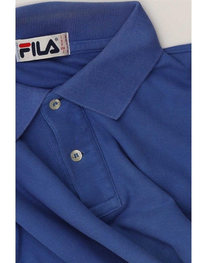 Męska koszulka polo Fila IT 50 Medium Blue